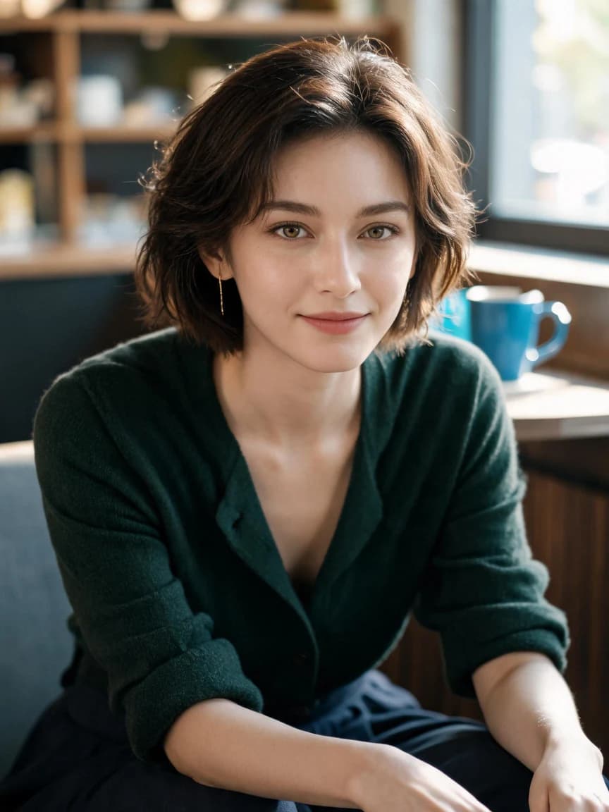 The Quiet Café · Reunion 135 — Story character concept art