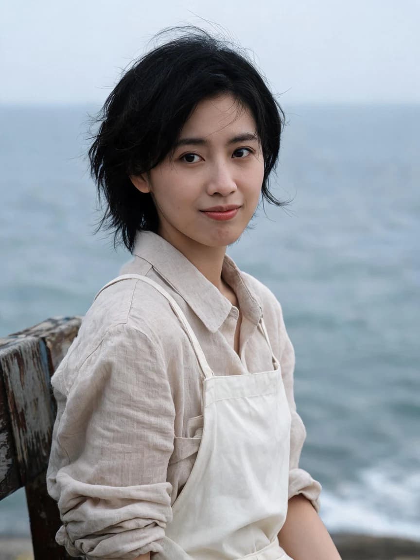 Seaside Bench · Agreement 223 — Story character concept art