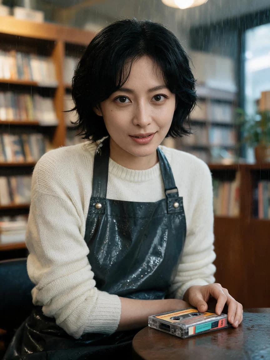Bookstore After the Rain · Echo 361 — Story character concept art