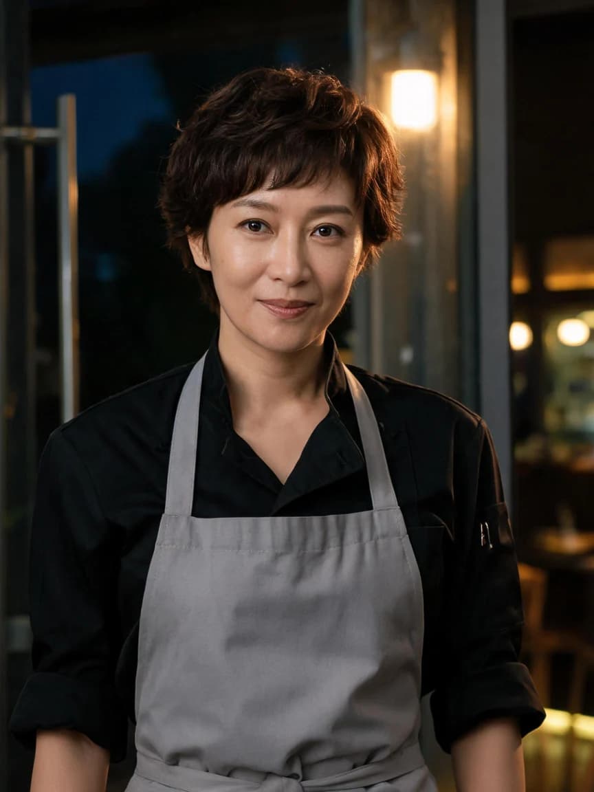 After-Hours Restaurant · Distance 465 — Story character concept art