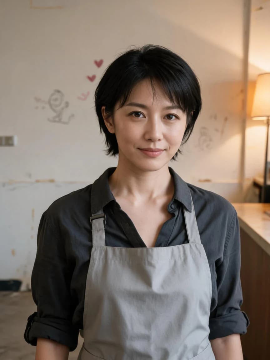 The After-Hours Restaurant · Invitation 477 — Story character concept art