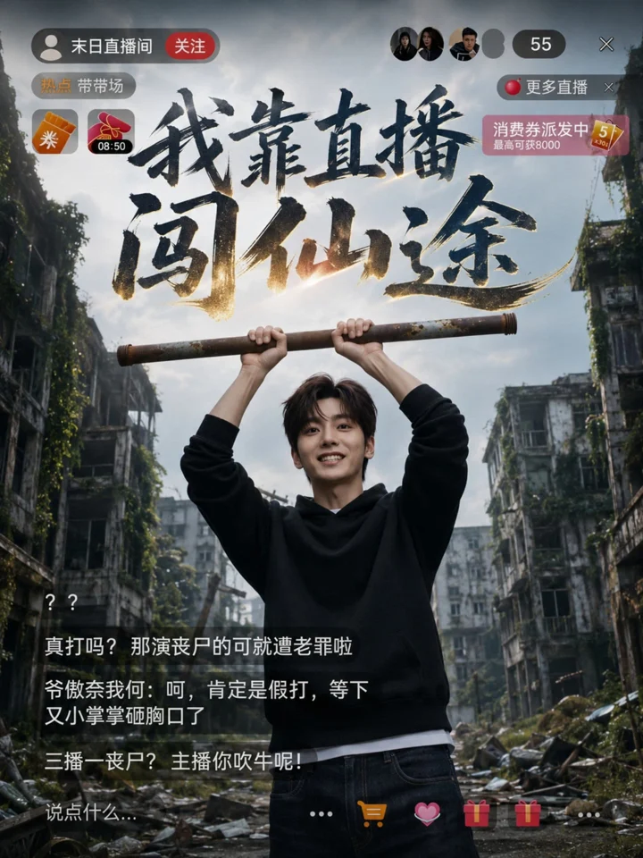 我靠直播闯仙途封面