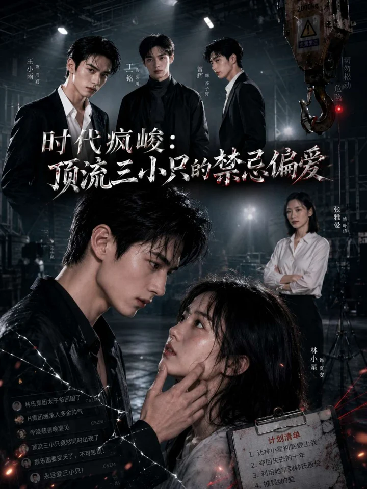 时代疯峻：顶流三小只的禁忌偏爱封面
