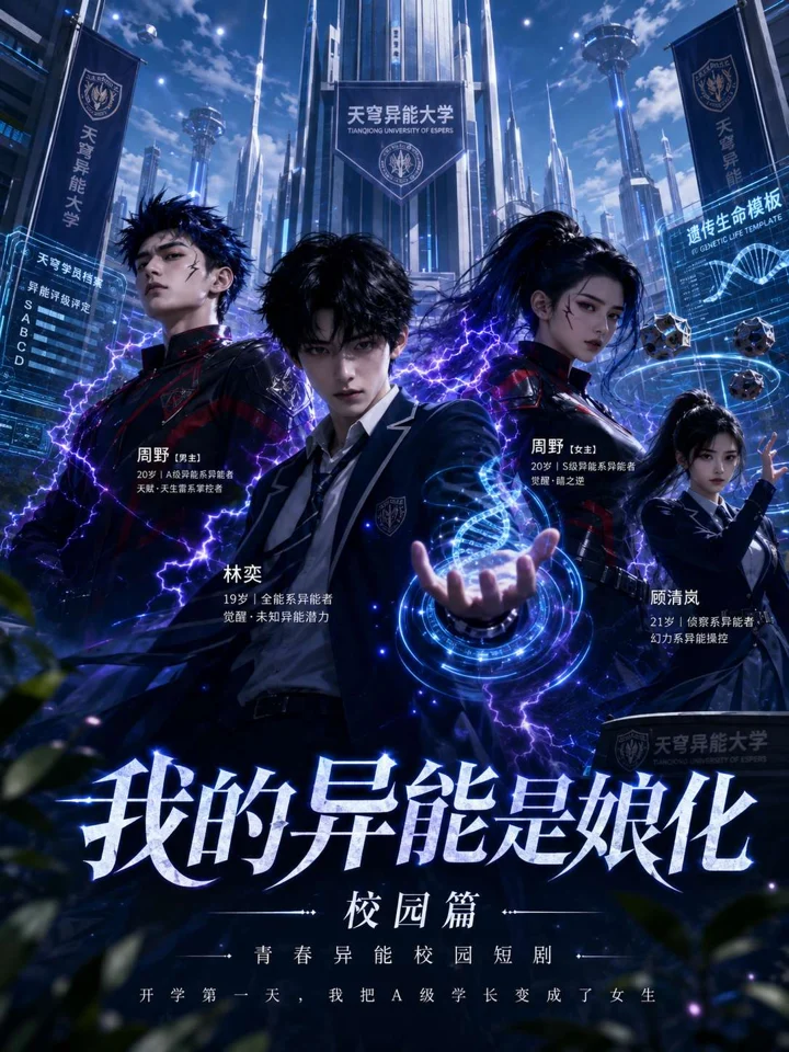 我的异能是娘化封面