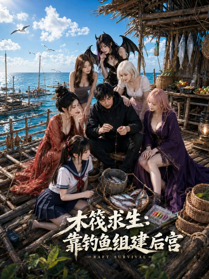 木筏求生：靠钓鱼组建后宫封面